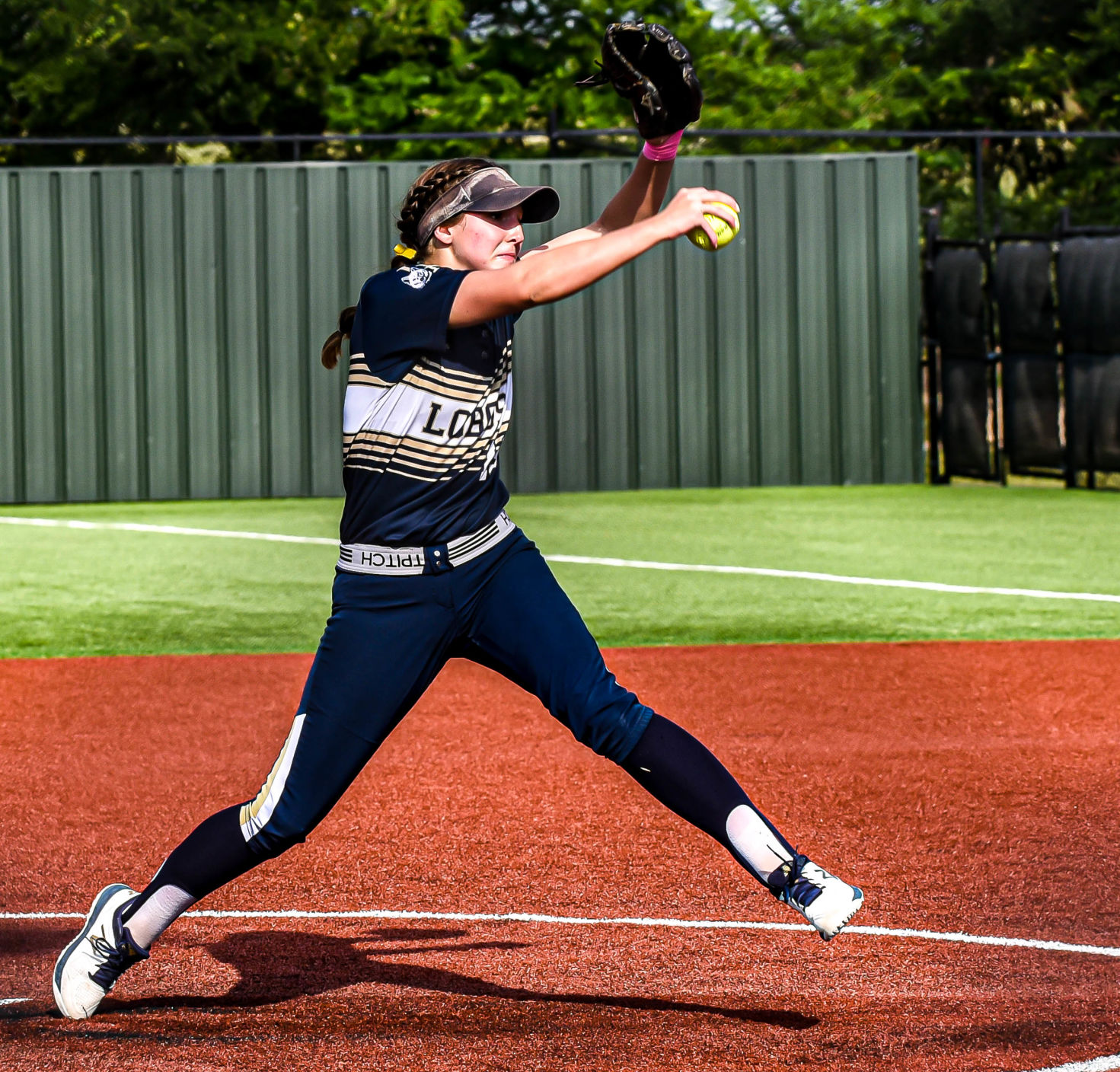 Little Elm pitcher Lauren Lucas
